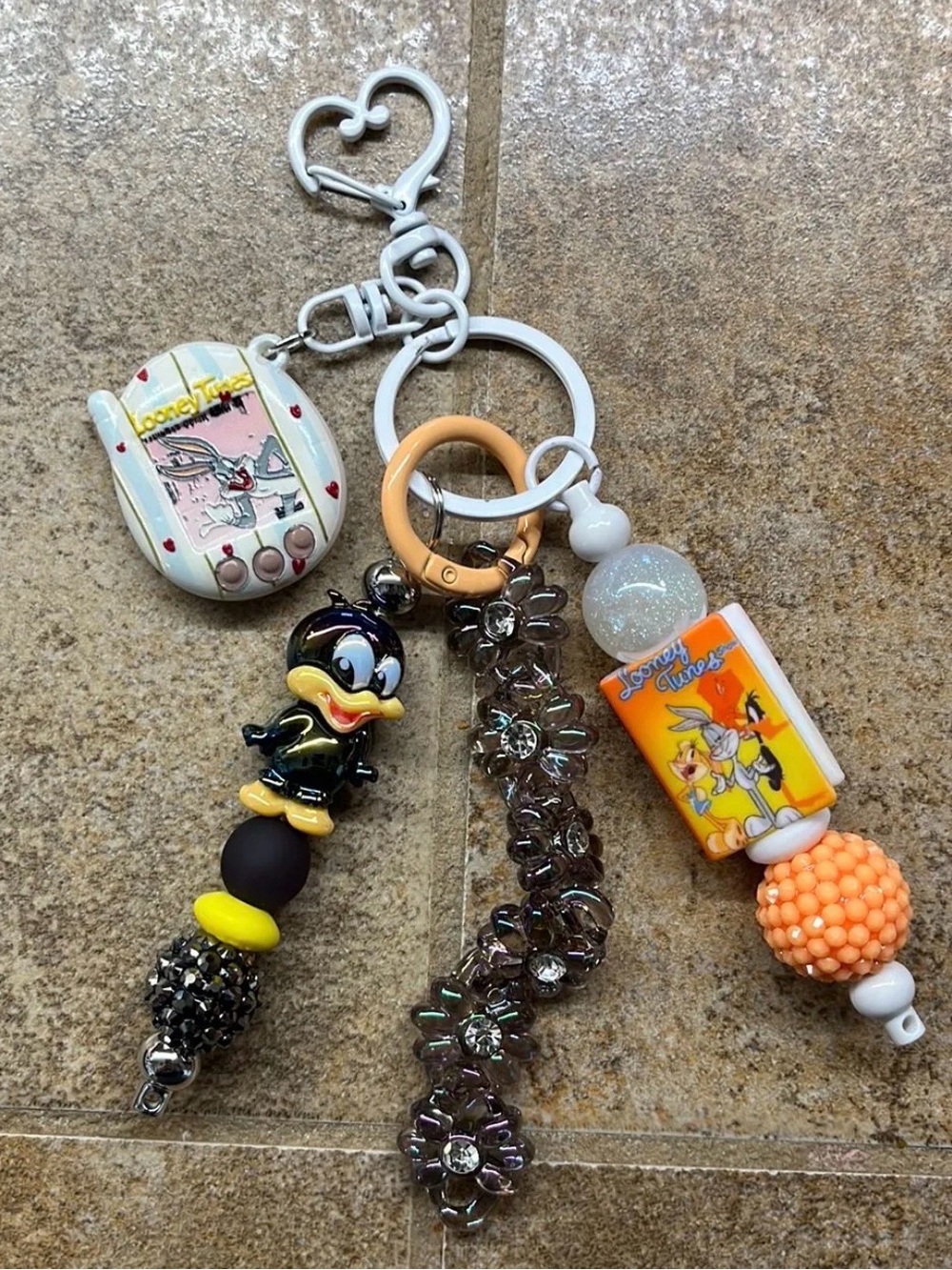 Looney Tunes Junk Keychain Charm Set